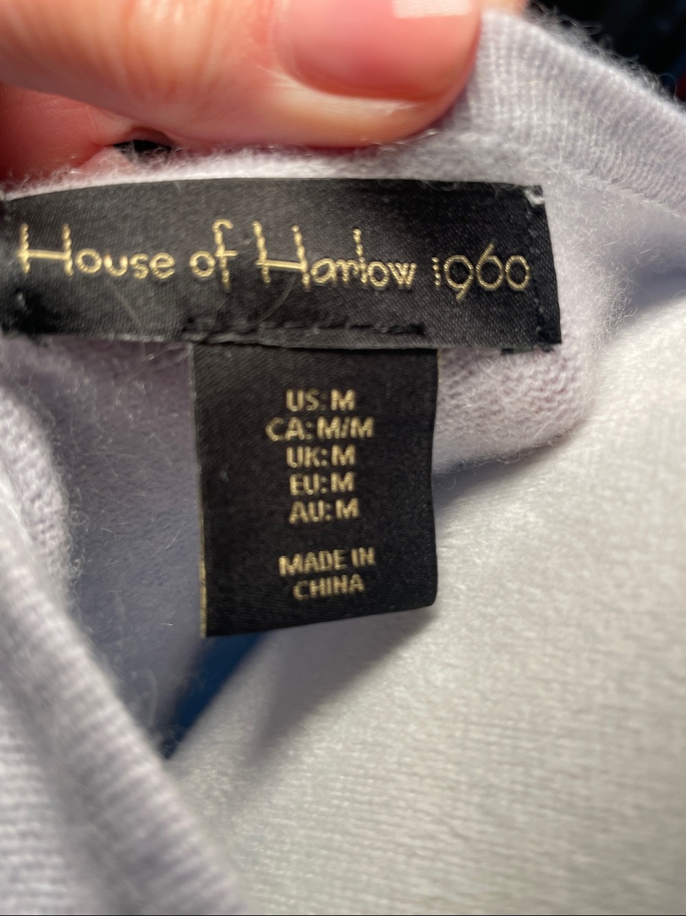 Cashmere Cardigan-Pale Blue - Picture 4 of 5